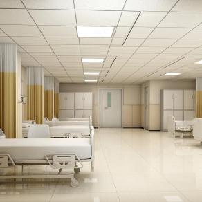 现代医院病房3D模型下载